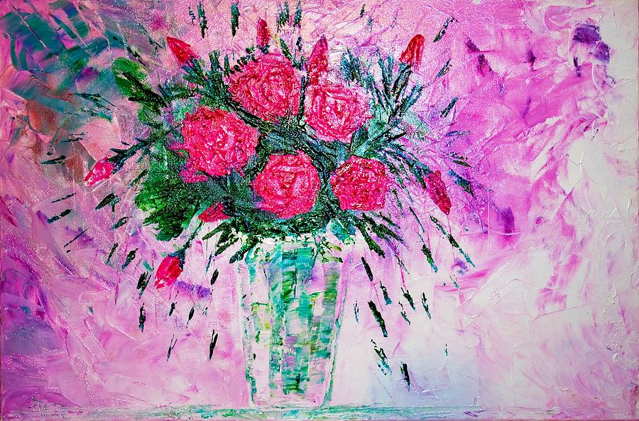 Pink #1 Painting by Piety Dsilva