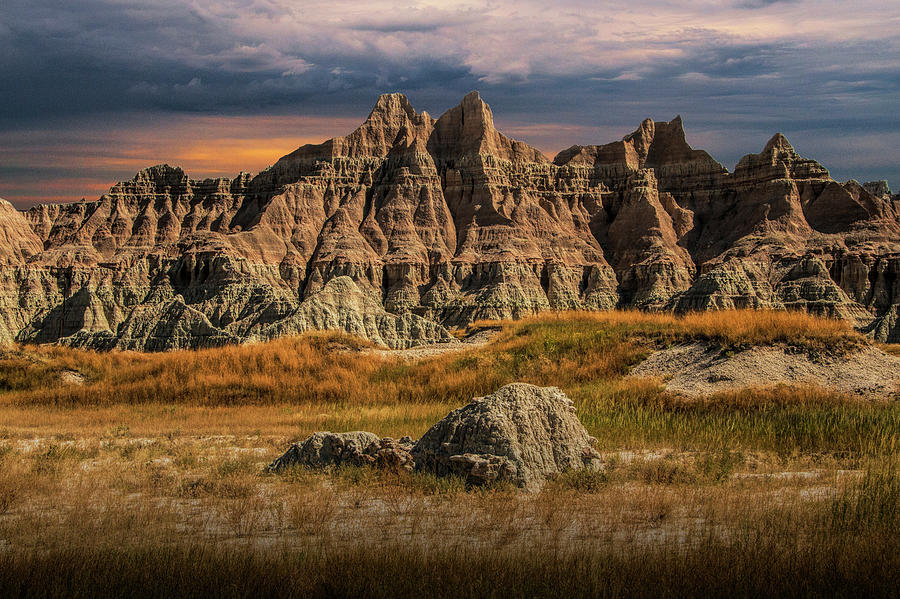 Pinnacles and Spires in the Badlands #2 Photograph by Randall Nyhof