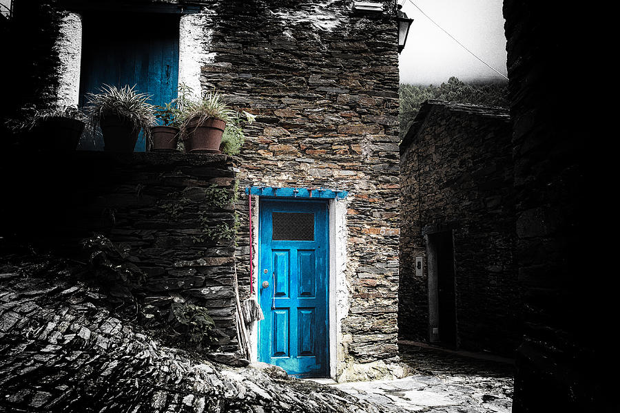 Black And White Photograph - Piodao - Portuguese Rural Village #2 by Edgar Laureano