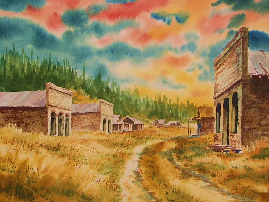 Pioneer Ghost Town Montana #1 Painting by Kevin Heaney