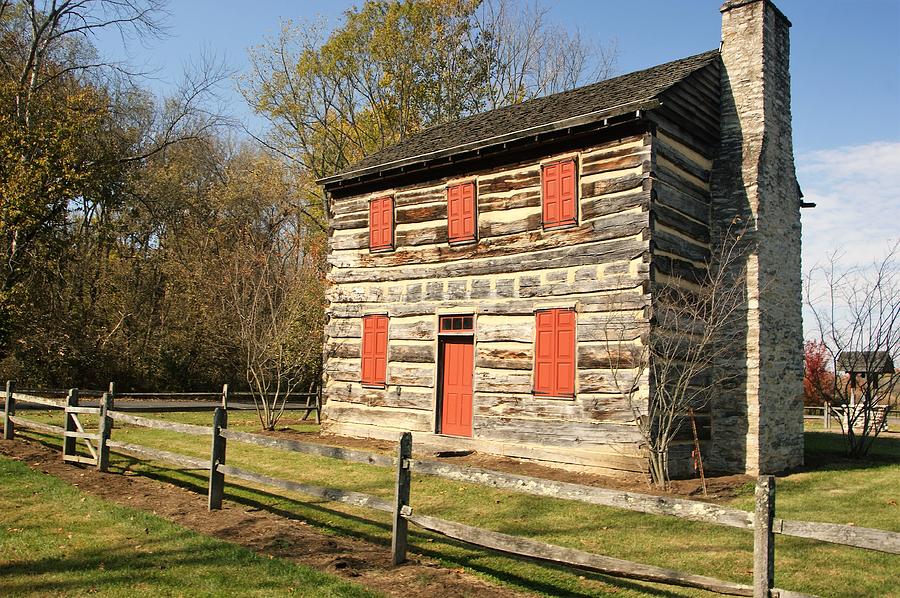 Pioneer Log Cabin Photograph By Paul Lindner