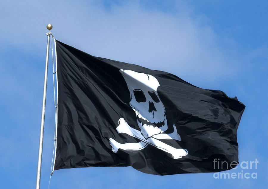 Pirate flag #1 Photograph by Anthony Totah