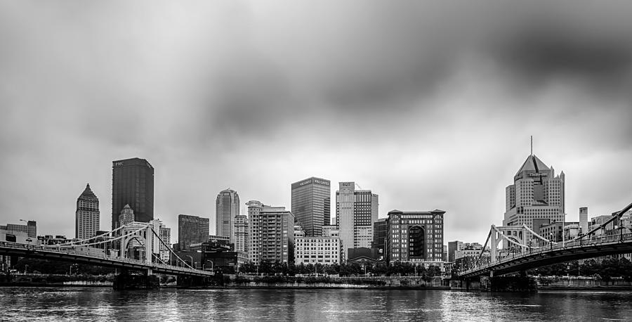 Pittsburgh, Pennsylvania - city in the United States. Skyline wi #1 Photograph by Alex Grichenko