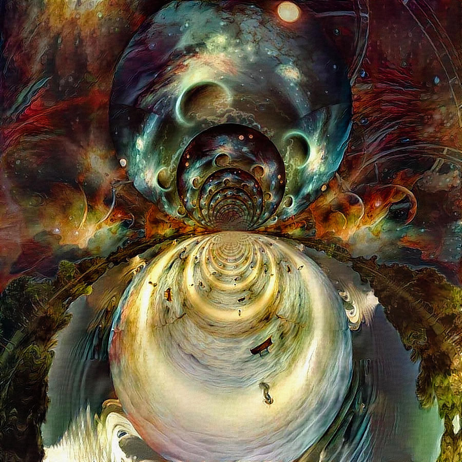 Planets #1 Digital Art by Bruce Rolff