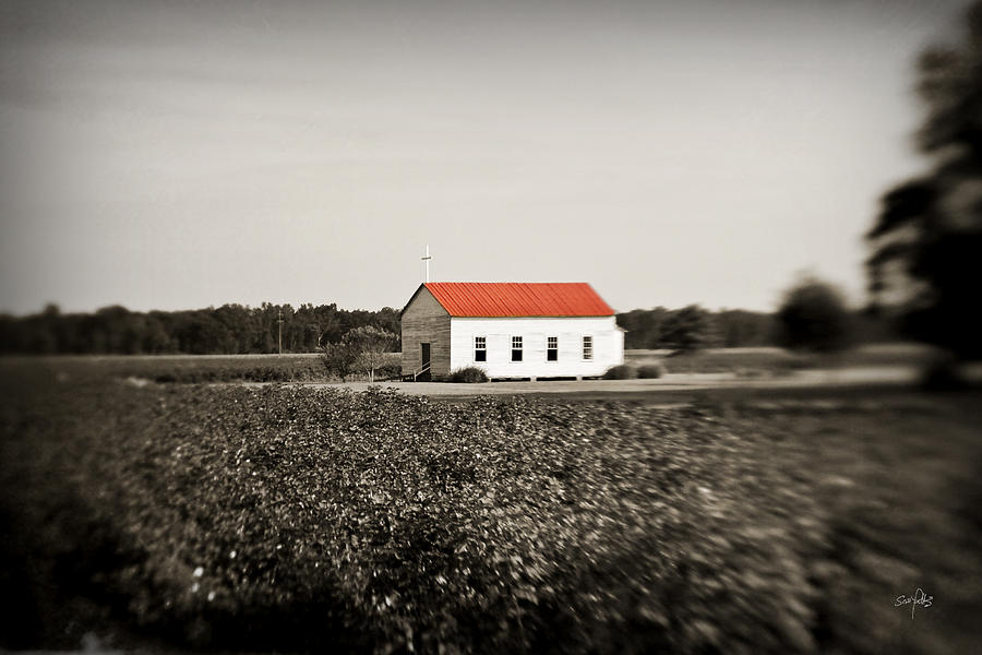 Farm Photograph - Plantation Church by Scott Pellegrin