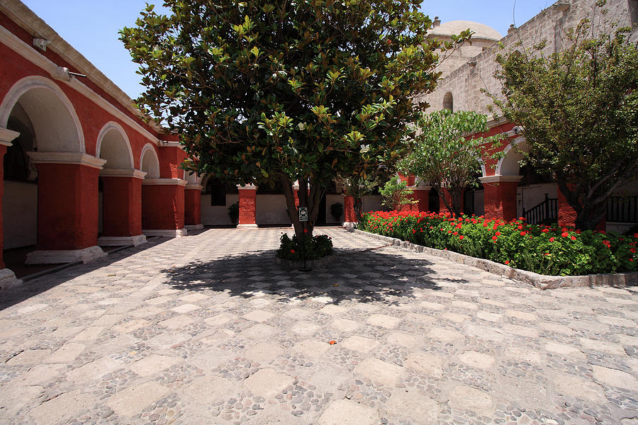 Plaza At Santa Catalina Monastery, Arequipa, Peru Photograph