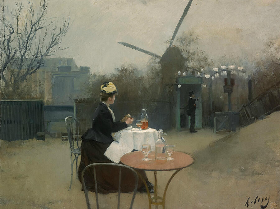 Plein Air, from 1890-1891 Painting by Ramon Casas