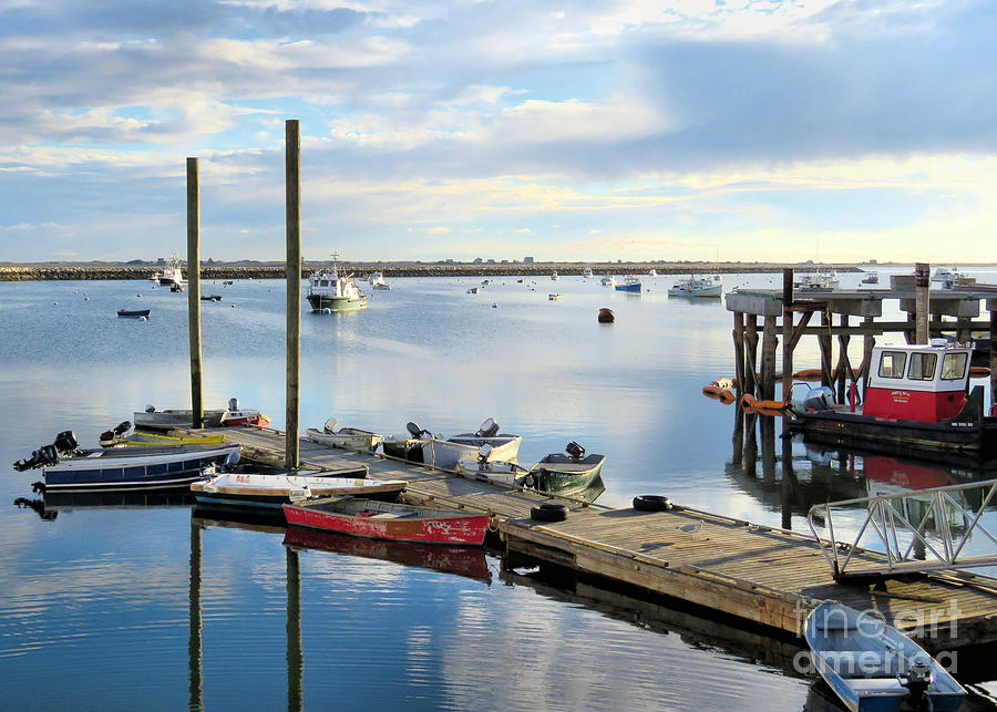 Plymouth Harbor in October  #1 Photograph by Janice Drew