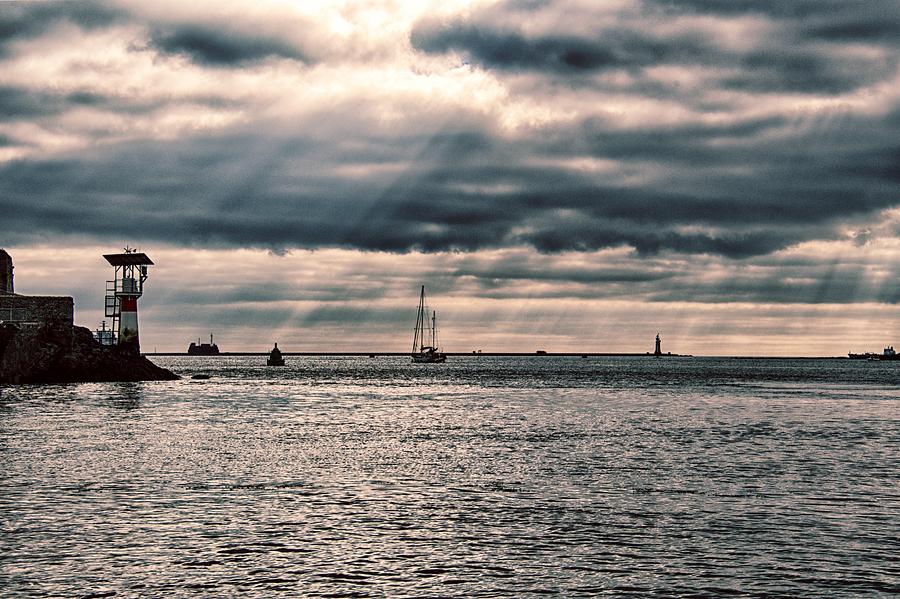 Plymouth Photograph - Plymouth Sound #1 by Chris Day