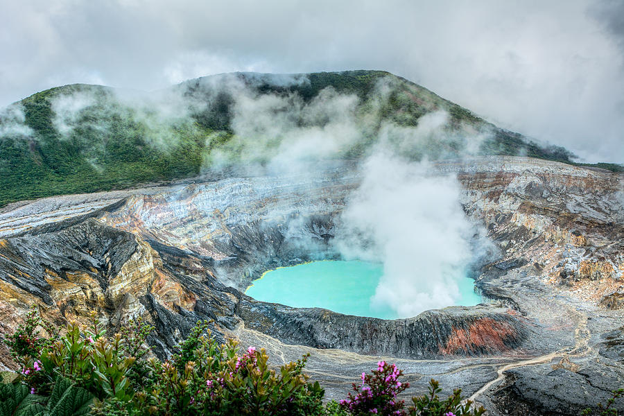 Nature Photograph - Poas Volcano, Costa Rica #1 by RC Pics