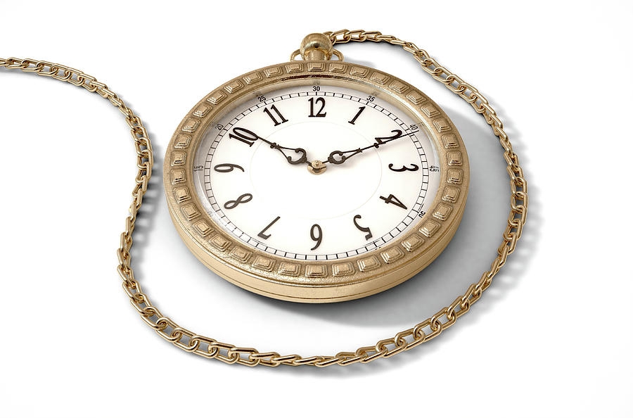 Pocket Watch On Chain Digital Art by Allan Swart - Fine Art America