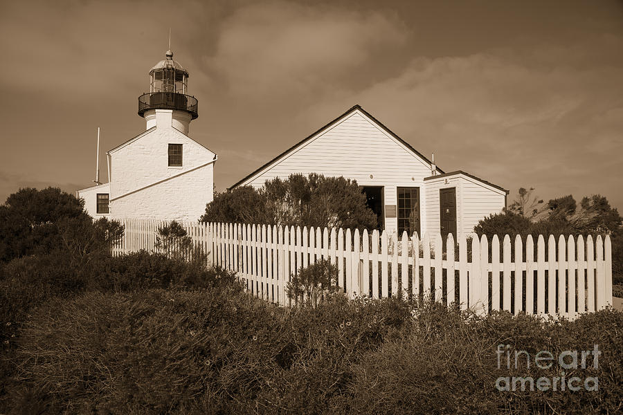 Point Loma Lighthouse #1 Photograph by Timothy Johnson