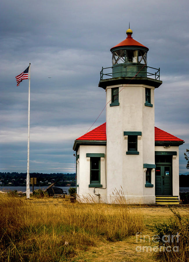 Point Robinson  Lighthouse,Vashon Island.WA #1 Photograph by Sal Ahmed