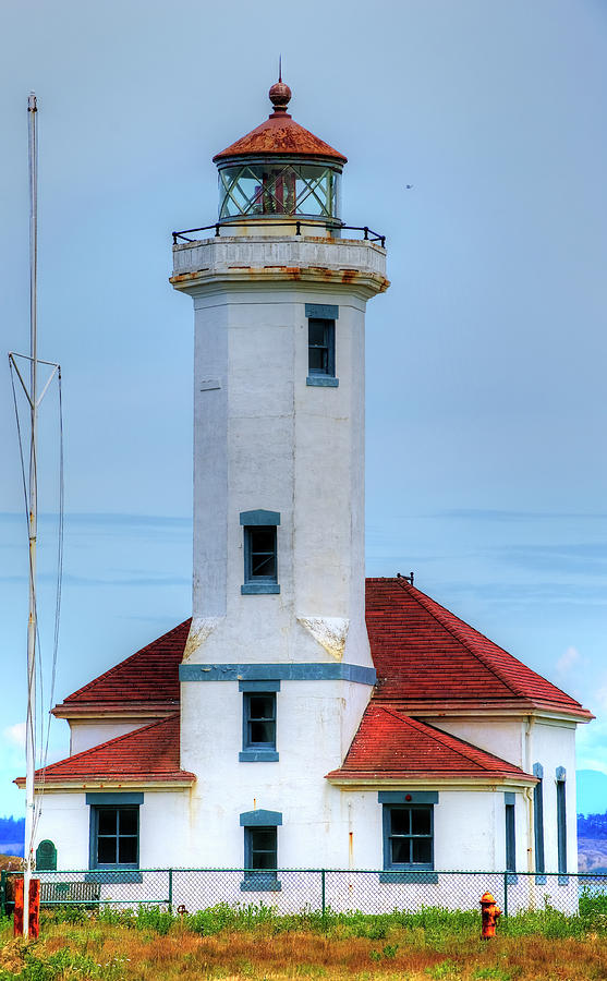 Point Wilson Lighthouse 3 #1 Photograph by Richard J Cassato