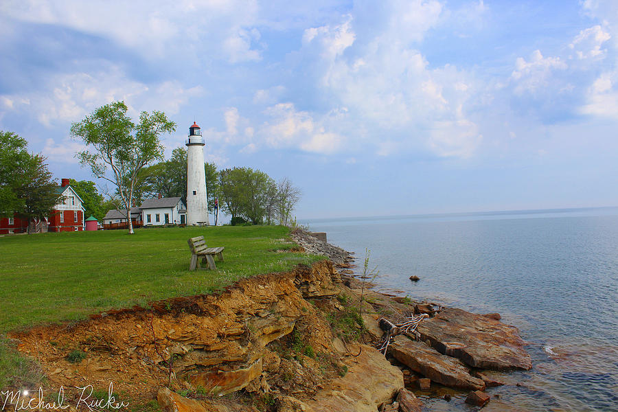Pointe Aux Barques Lighthouse #1 Photograph by Michael Rucker