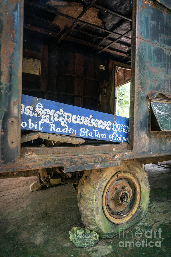 Pol Pot Mobile Khmer Rouge Radio Station Anlong Veng Cambodia #1 Photograph by JM Travel Photography