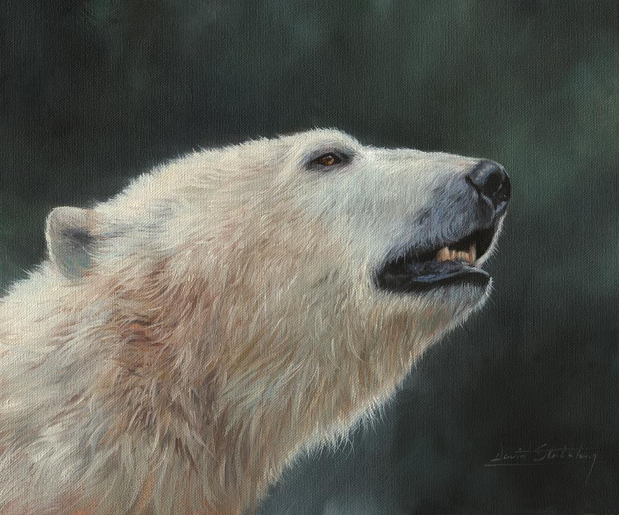 Polar Bear #2 Painting by David Stribbling