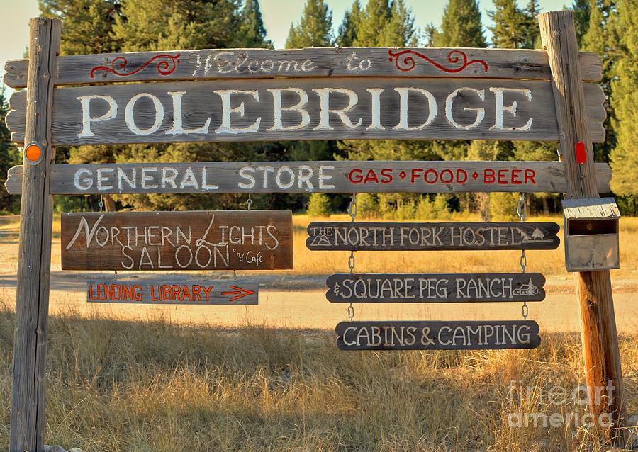 Polebridge Business Directory #1 Photograph by Adam Jewell