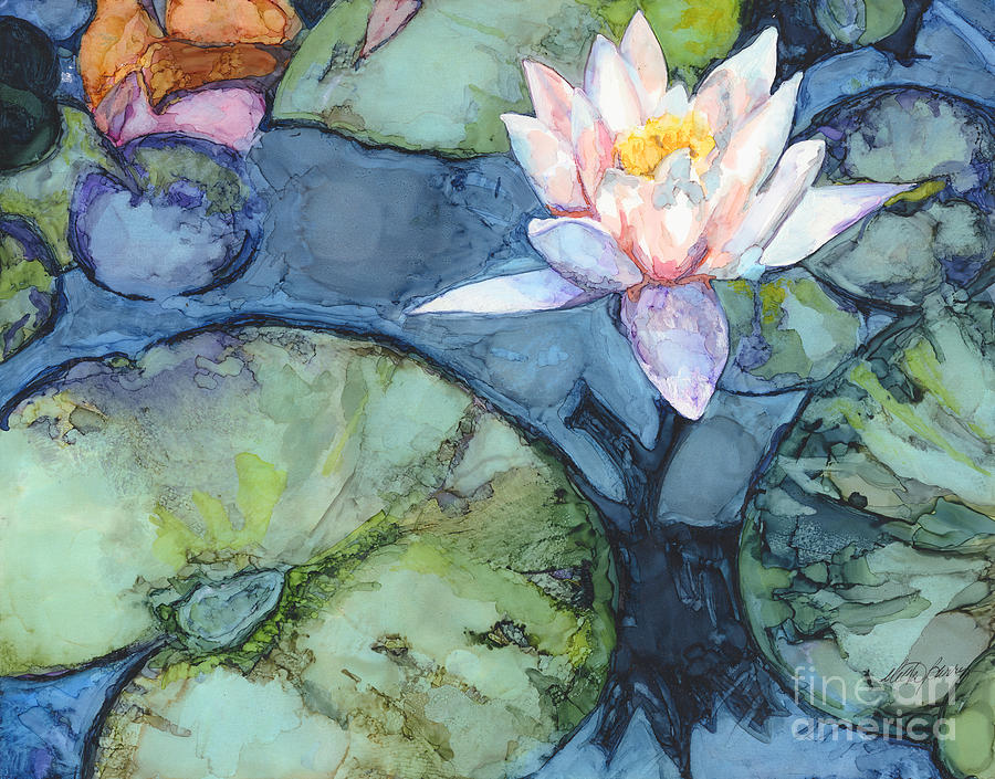 Pond Lily Painting by Vicki Baun Barry