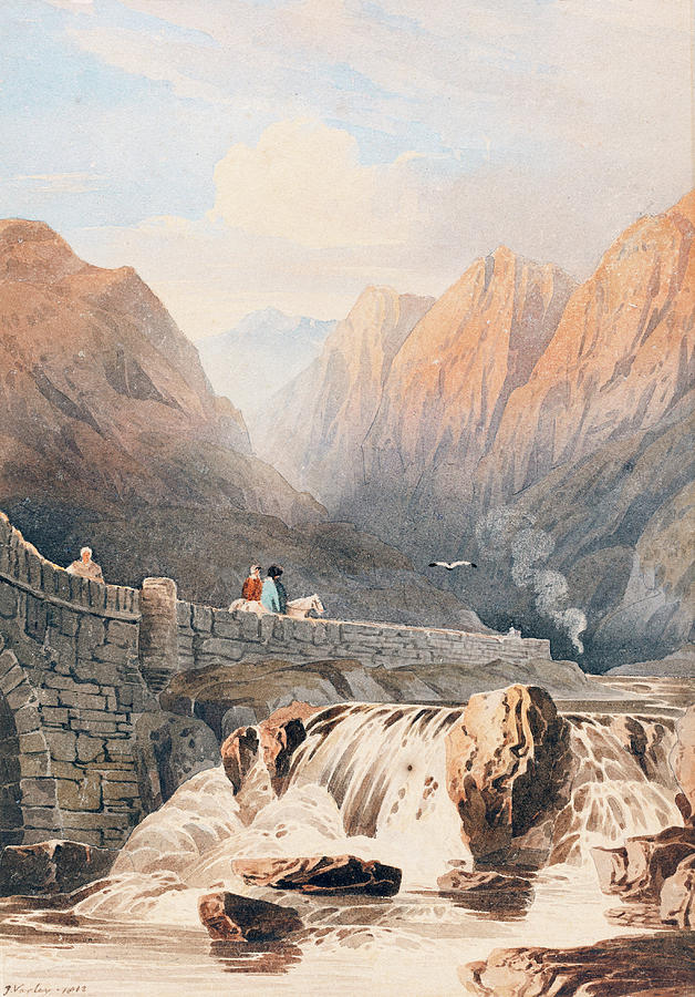 Pont Aberglaslyn #1 Painting by John Varley