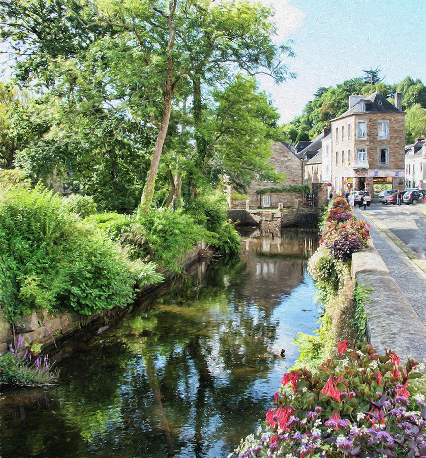 Pont Aven Brittany France Photograph By Curt Rush