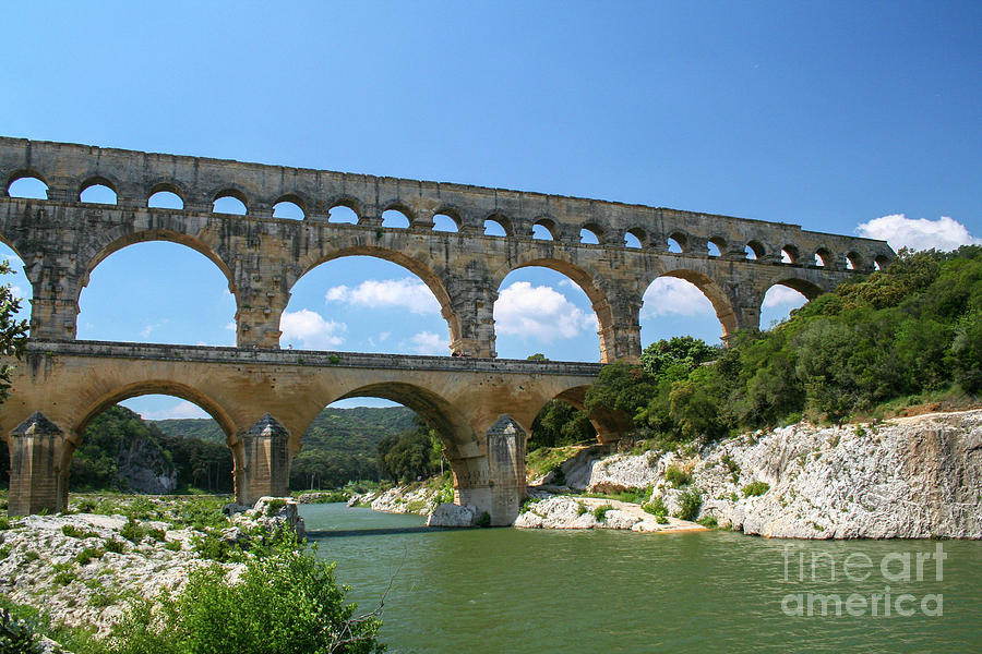 Pont du Gard #1 Photograph by SnapHound Photography