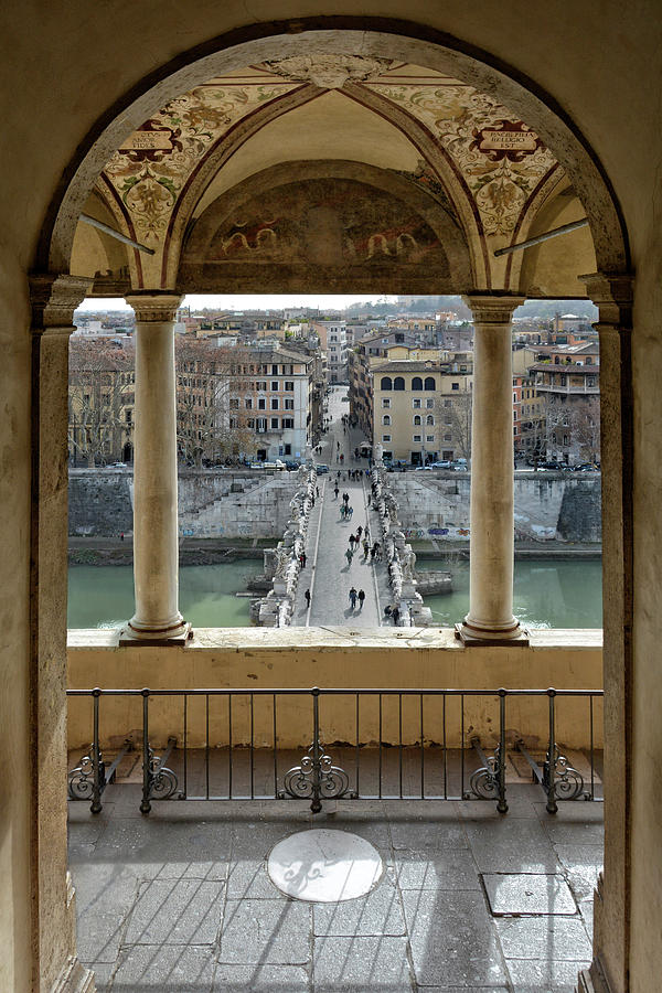 Ponte Sant Angelo Rome Photograph