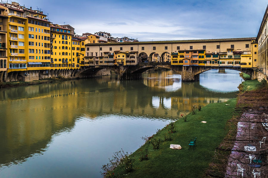 Ponte Vecchio Photograph by Adam Rainoff