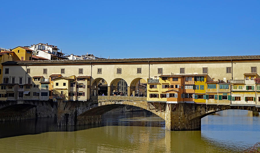 Ponte Vecchio Bridge In Florence Italy #1 Photograph by Rick Rosenshein