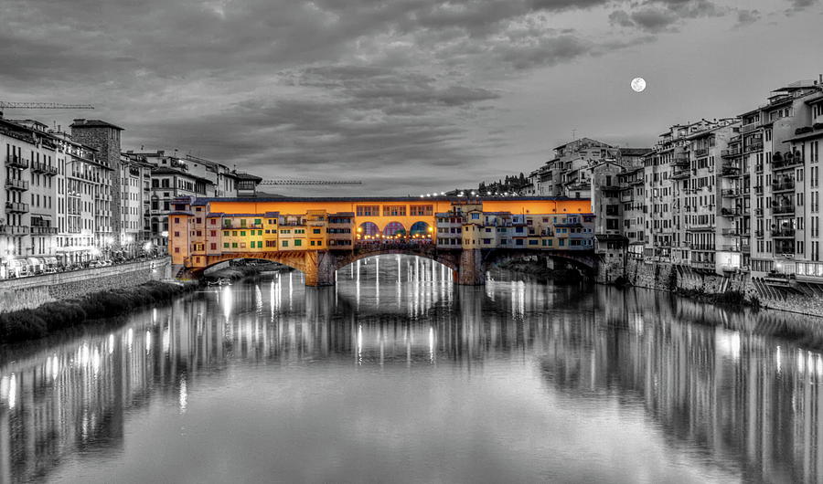 Ponte vecchio, Florence, Firenze, Italia #1 Photograph by Elenarts - Elena Duvernay photo