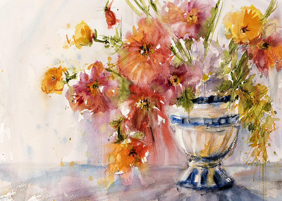 Poppies #1 Painting by Judith Levins