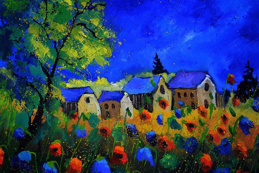 Poppies #1 Painting by Pol Ledent