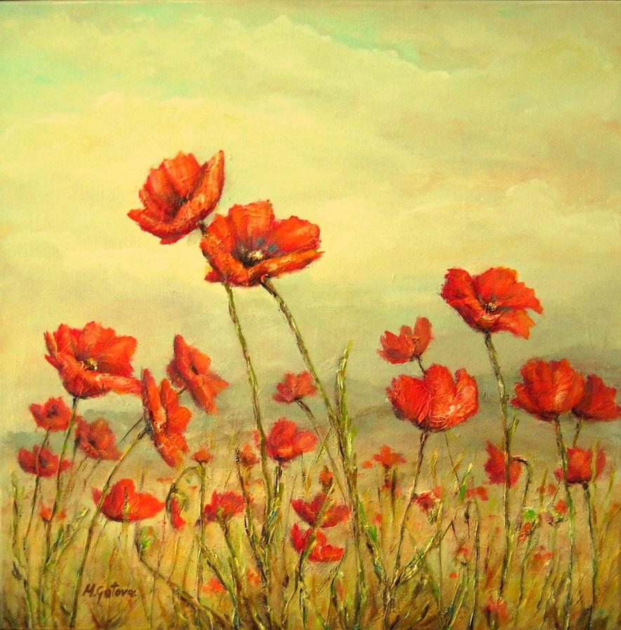 Poppy field картина