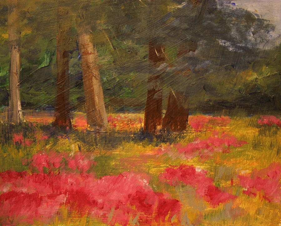 Poppy Meadow Painting by Julie Lueders 