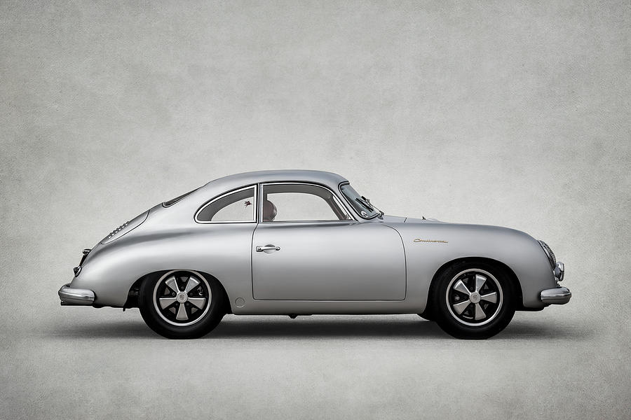 Vintage Digital Art - Porsche 356 #2 by Douglas Pittman