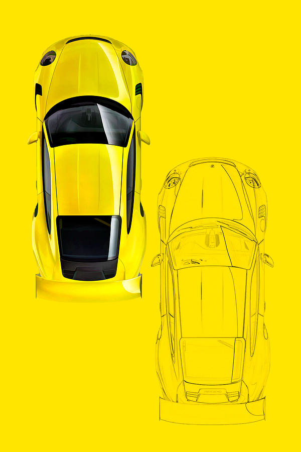 Porsche 911 gt3 #1 Digital Art by Roger Lighterness