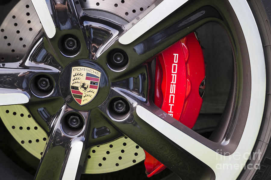 Porsche Wheel #2 Photograph by Dennis Hedberg