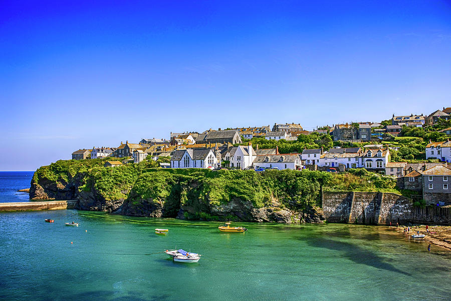 Port Isaac in Cornwall, UK #1 Photograph by Chris Smith