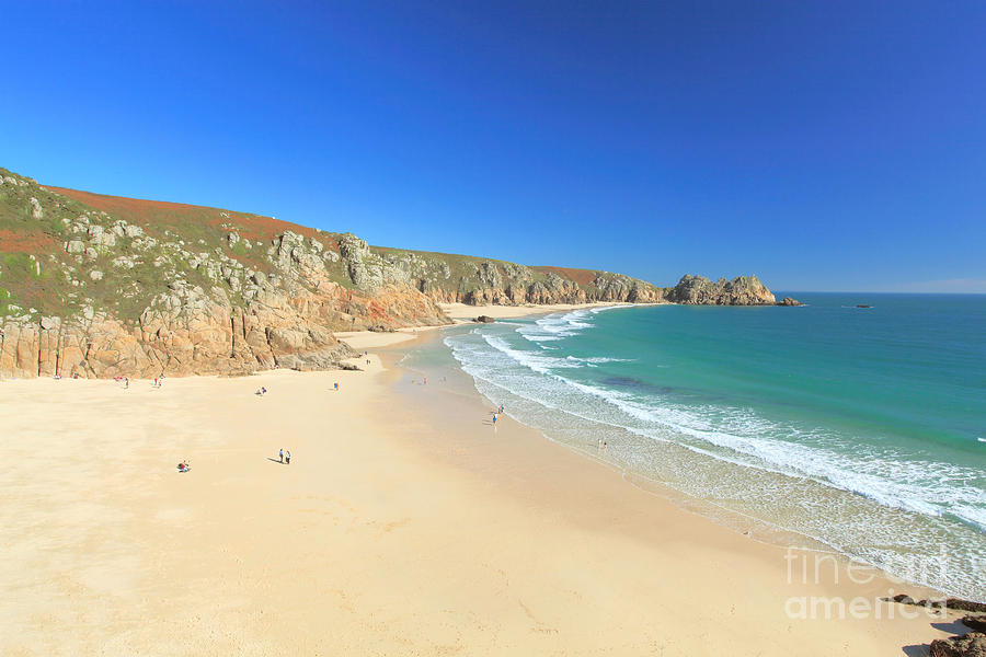 Porthcurno Photograph - Porthcurno #1 by Carl Whitfield