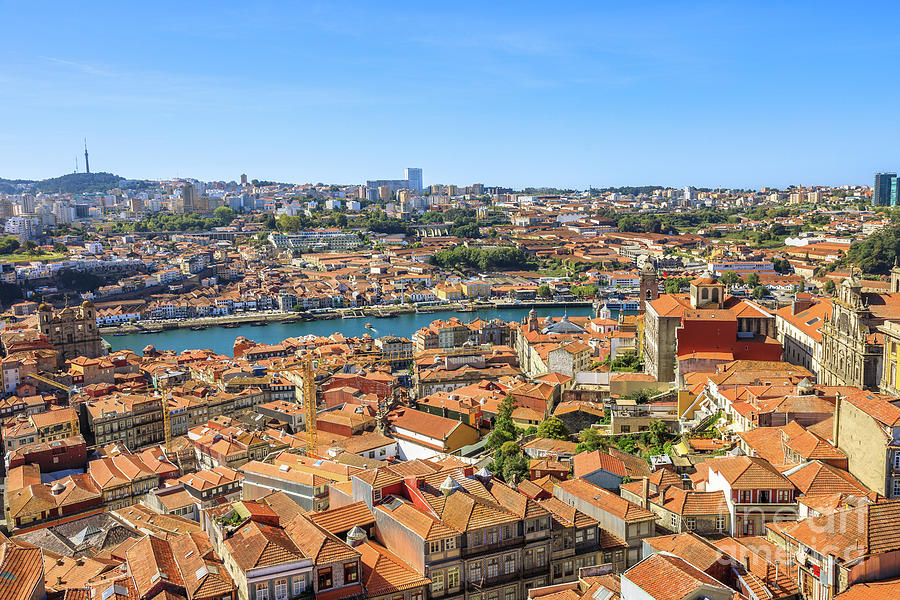 Porto skyline Portugal #1 Photograph by Benny Marty