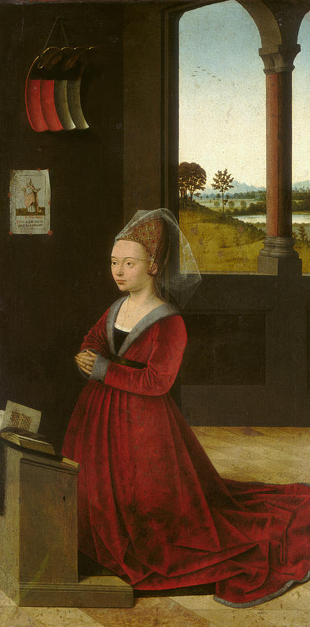 Portrait of a Female Donor Painting by Petrus Christus - Fine Art America