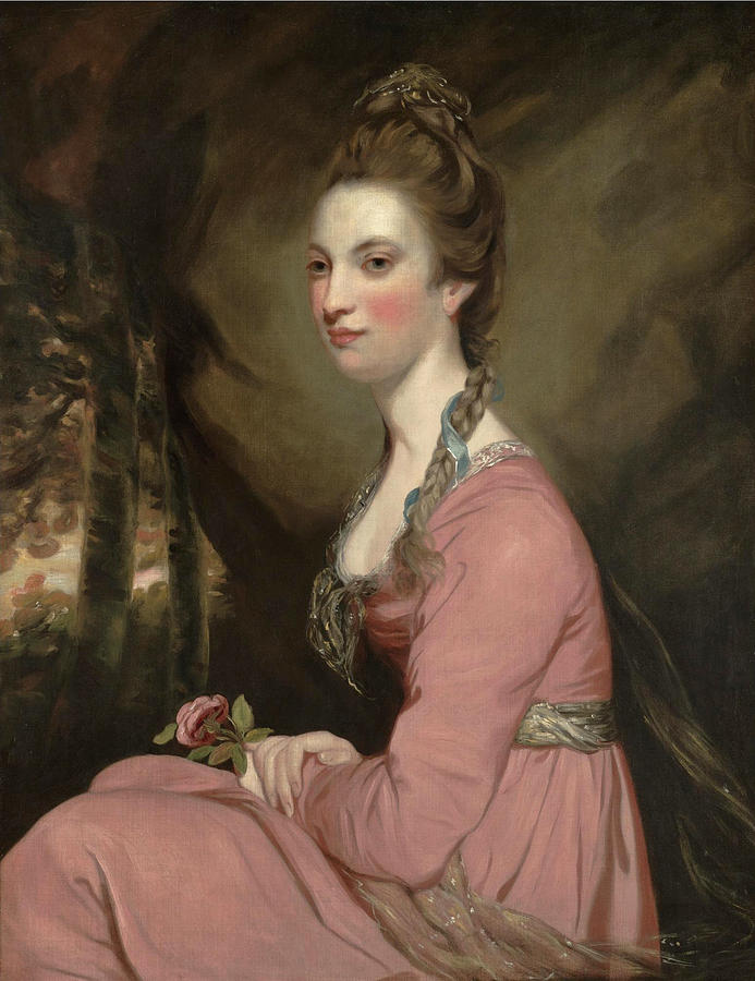 Portrait of a Lady #3 Painting by Joshua Reynolds