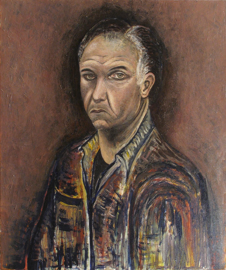 Portrait Painting - Portrait of a man #1 by Vladimir Kezerashvili