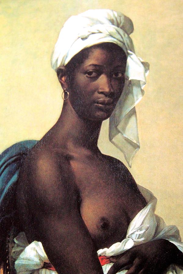 Marie-guillemine Benoist Painting - Portrait Of A Negress #1 by Marie-guillemine Benoist