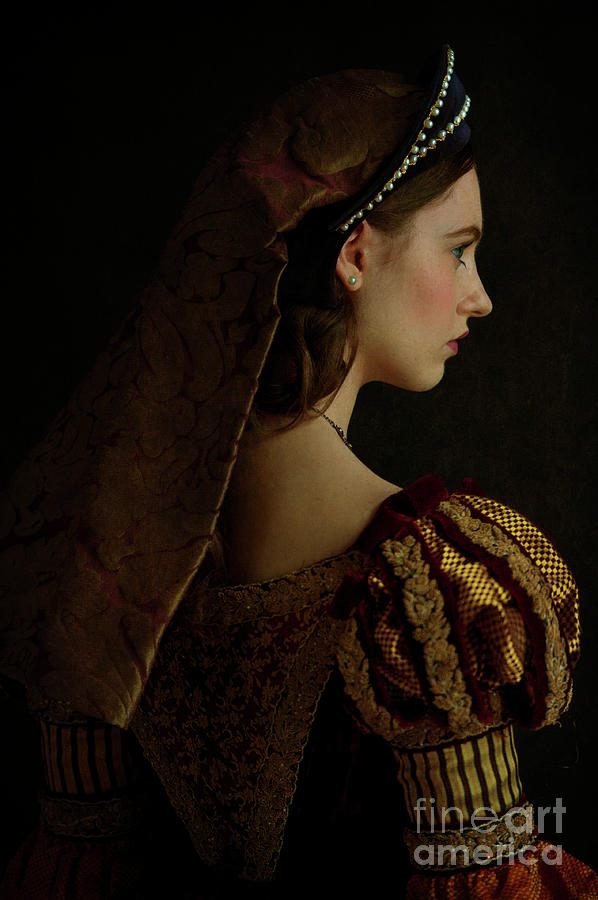 portrait of a Tudor lady #2 Photograph by Lee Avison