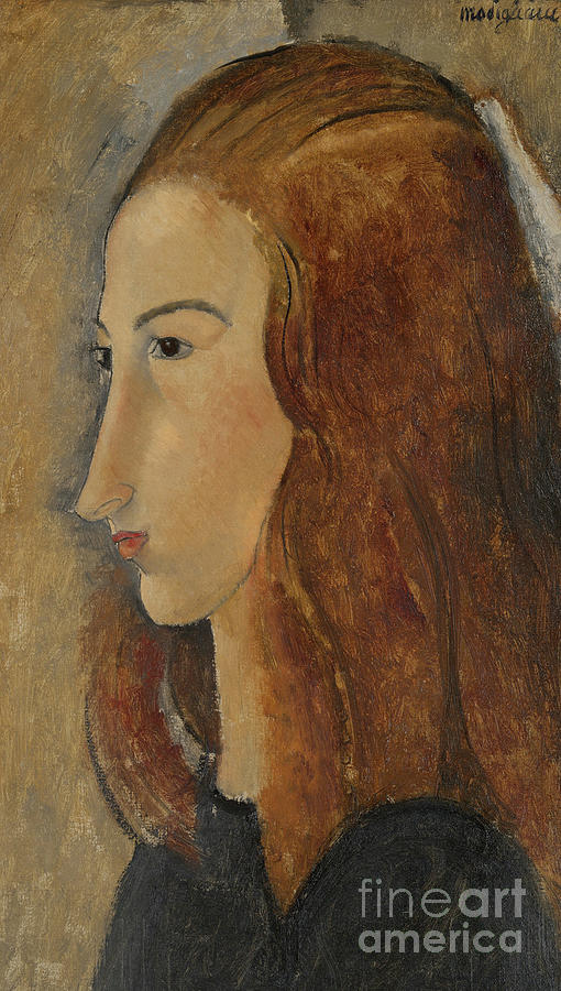 Portrait of a Young Woman  Painting by Amedeo Modigliani