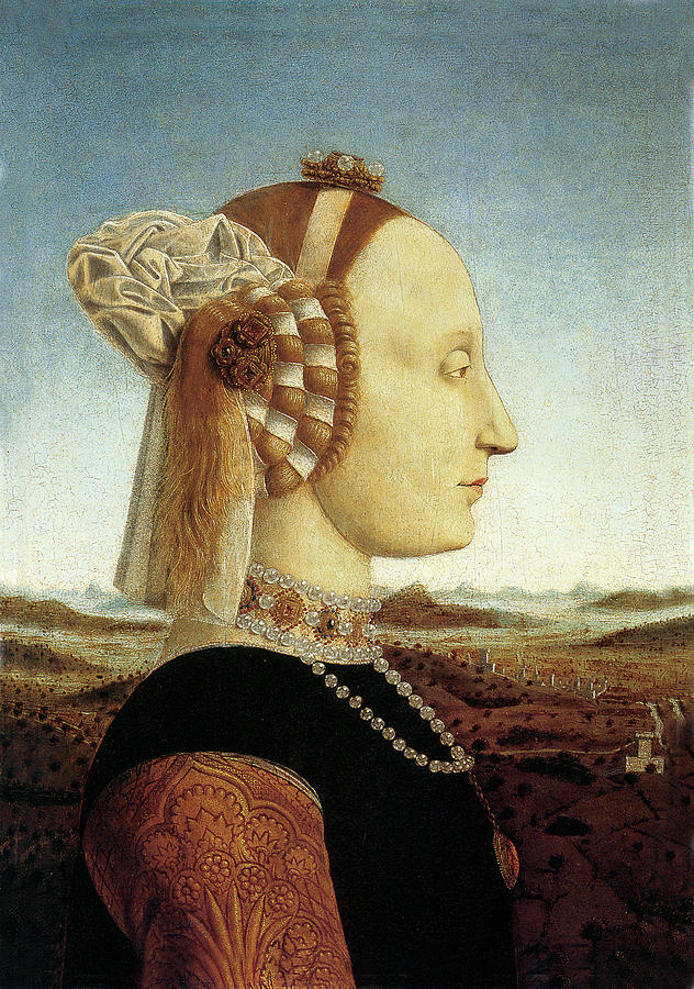 Portrait of Battista Sforza #1 Photograph by Piero della Francesca