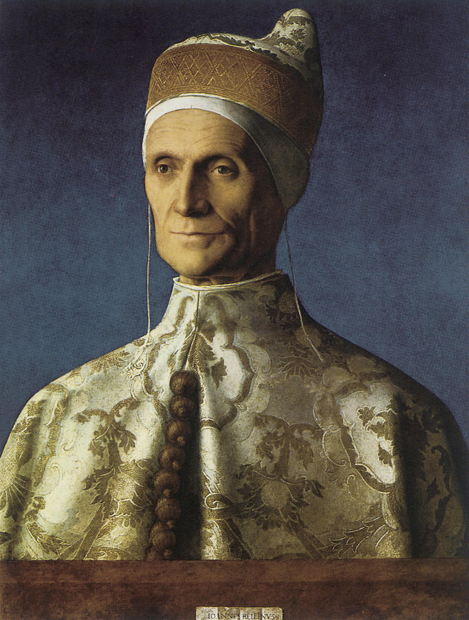 Portrait of Doge Leonardo Loredan #2 Painting by Giovanni Bellini