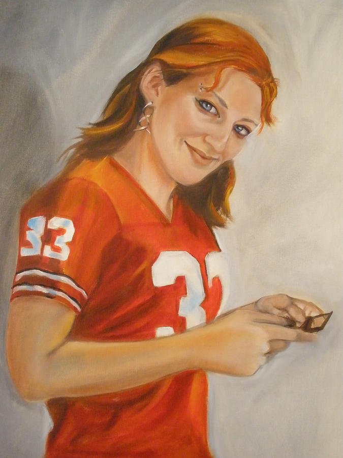 Portrait of Ellie Painting by Kaytee Esser