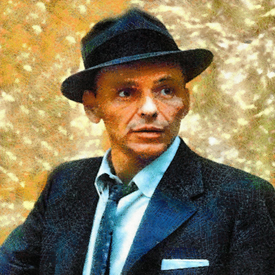 Portrait of Frank Sinatra #2 Digital Art by Charmaine Zoe